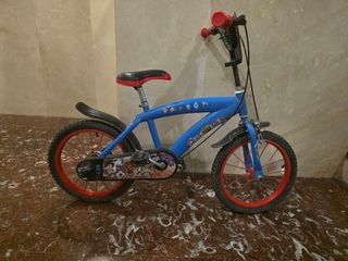 Bicicleta niño 16" azul