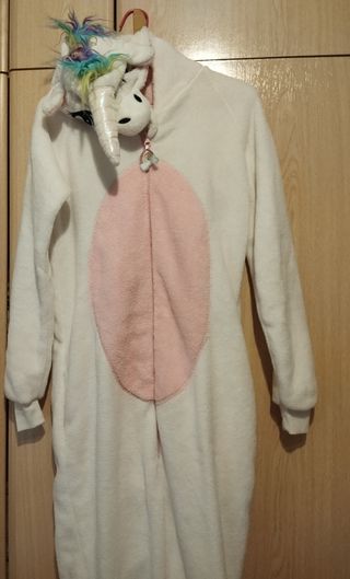 Pijama Unicornio - Rosa y Blanco