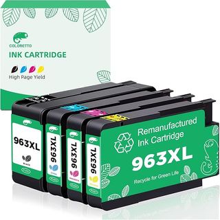 COLORETTO 4xCartuchos 963XL HP Officejet Pro 9010