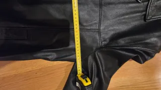 Cazadora piel natural FAVEC negra - L