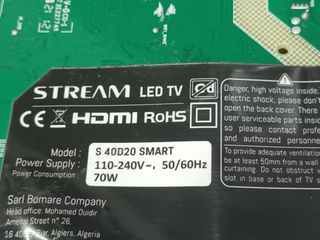 TV STREAM S40D20 SMART, KIT TIRA DE LED, (ref-173)