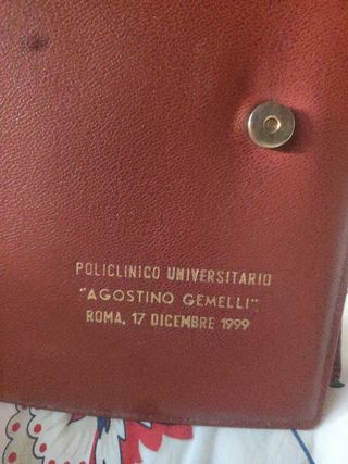 Portafoglio Gemelli Roma - Pelle Marrone