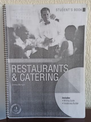 Libro inglés para GM "Restaurant and Catering"