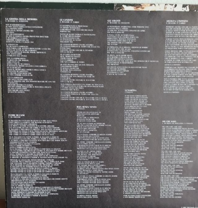 LP Fiorella Mannoia - Di terra e vento