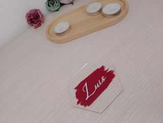 Marcasitios acrílico personalizados