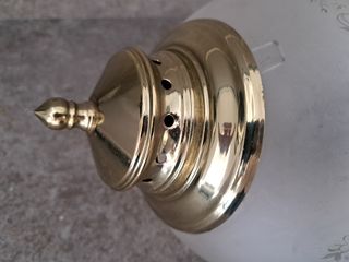 Lámpara techo vintage dorada