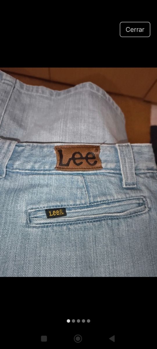 Mini falda vaquera Lee azul