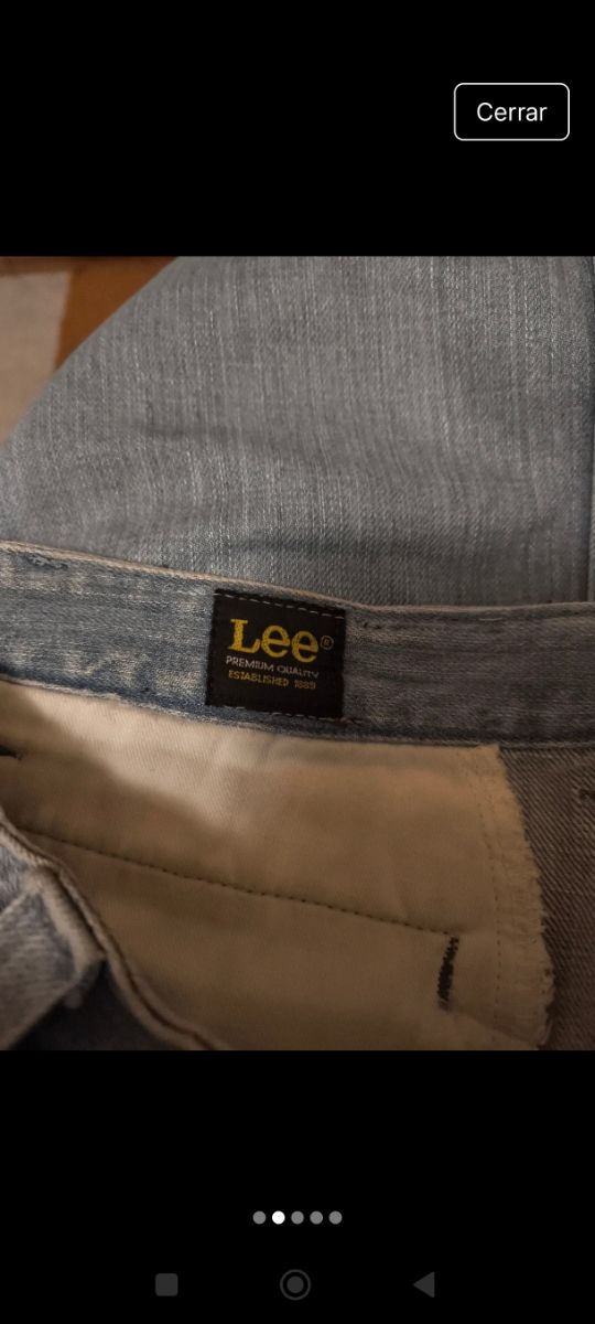 Mini falda vaquera Lee azul