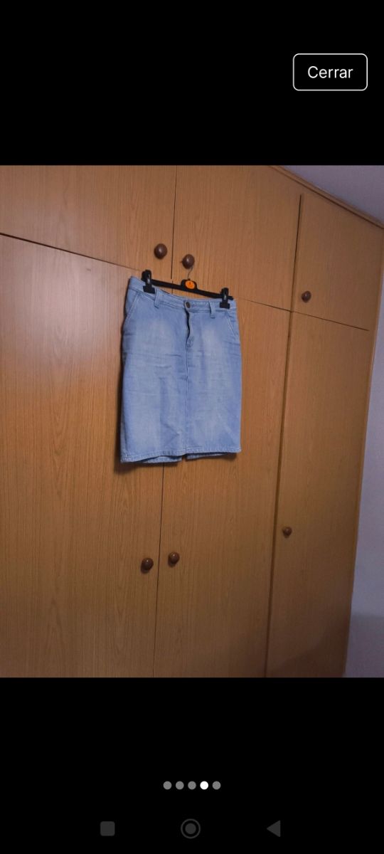 Mini falda vaquera Lee azul