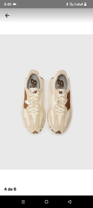 Zapatillas New Balance 327 Beige