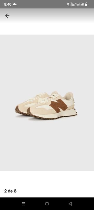 Zapatillas New Balance 327 Beige