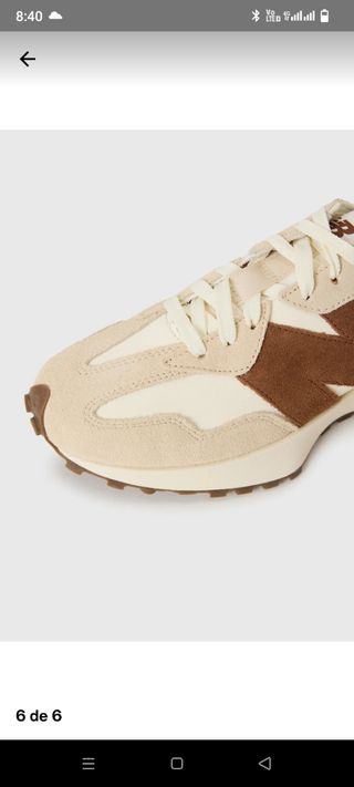 Zapatillas New Balance 327 Beige