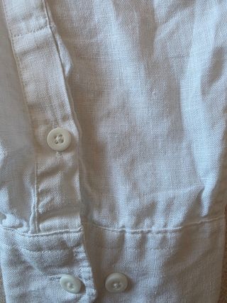 Camicia lino bianca tg. 4 XL
