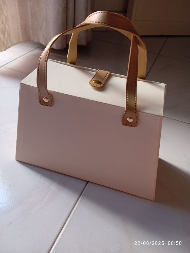 Scatola regalo - Borsa beige
