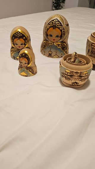 Matrioske russe dipinte a mano