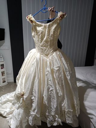 Vestido novia romántico