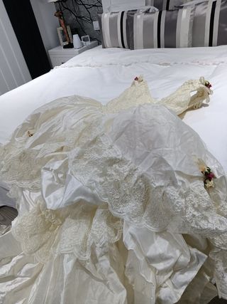 Vestido novia romántico