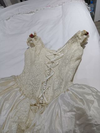 Vestido novia romántico