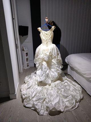 Vestido novia romántico