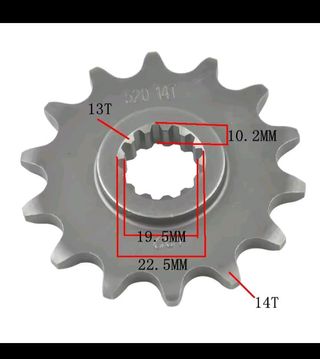 Piñón 14 dientes 520 nuevo