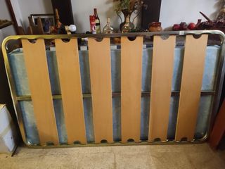 Estructura cama pino macizo 105cm