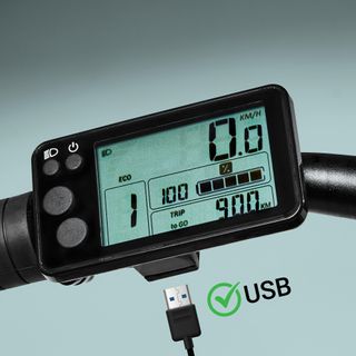 Bicicleta eléctrica de trekking aluminio monoplato 8V