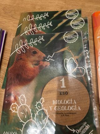 Libros texto 1ºESO