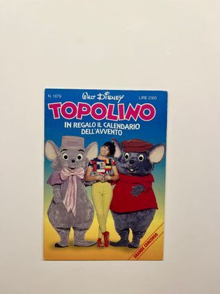 Topolino Calendario Avvento 1879