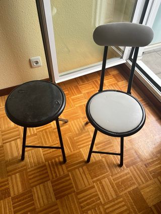 2 TABURETES 