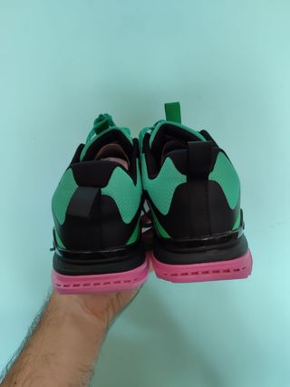 Zapatillas Hobbiear talla 40 barefoot - Verde/Rosa