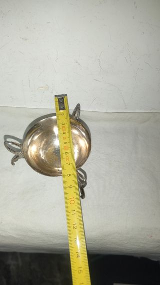 Colador té victoriano inglés antiguo chapado plata