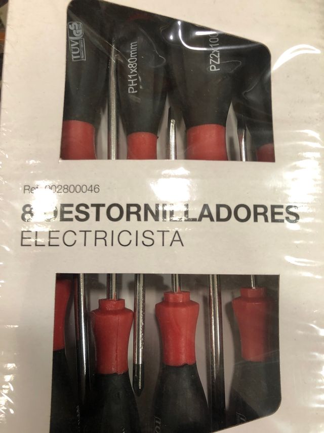 8 Destornilladores Electricista