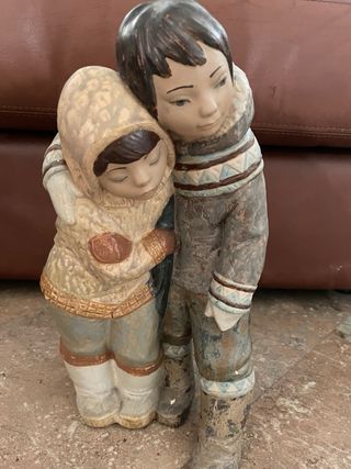 Figura Lladró Niños del Ártico 1971