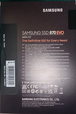 Disco duro a ESTRENAR Samsung EVO 870 4TB SSD