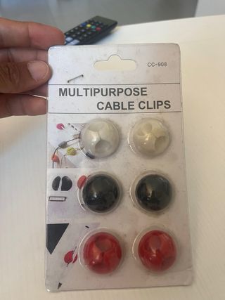 6 Clip Cavo Multiuso
