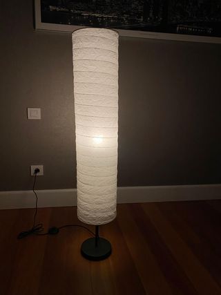 Lámpara pie de ambiente estilo japonés