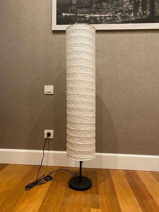 Lámpara pie de ambiente estilo japonés