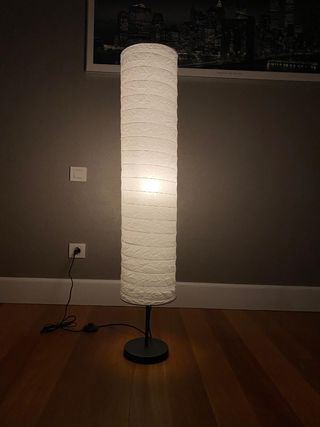 Lámpara pie de ambiente estilo japonés