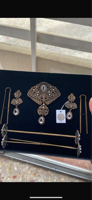 Aderezo Fallera: Oro Viejo