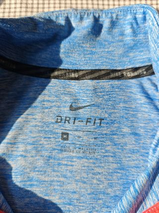 Camiseta Nike azul manga larga