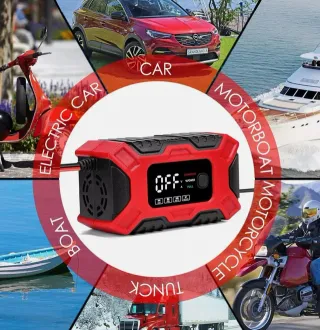 Caricabatterie 12V + Trapano con 2 batterie