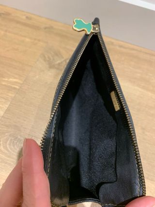 Clutch de piel TOUS - Monedero estampado oso 