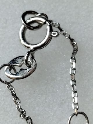 Collar Oro 9kt con Zafiro