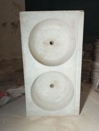 Lavabo doble mármol antiguo