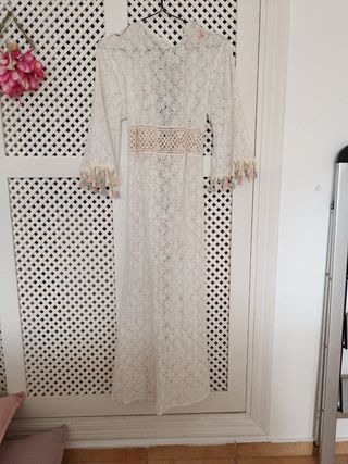 Bata playa crochet