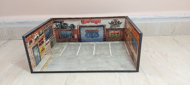 Diorama garaje escala 1:64