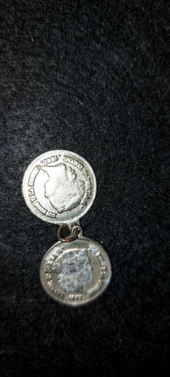 Moneda medalla Isabel II 1867 Coleccionista