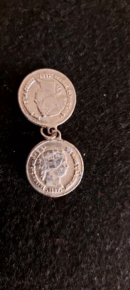 Moneda medalla Isabel II 1867 Coleccionista
