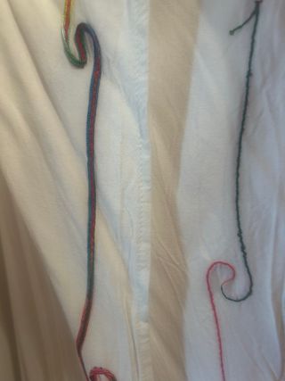 Kaftán playero blanco multicolor