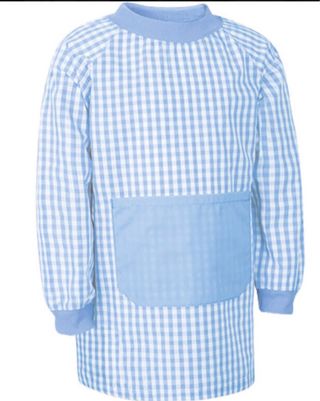 Baby infantil cuello redondo cuadros